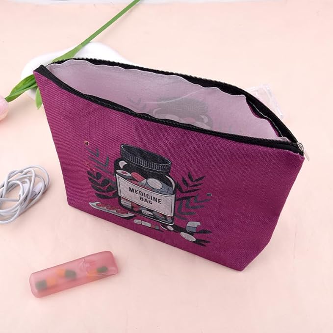 Medication Pouch Bag for Medicine Drug Pill Organizer for Travel Pharmacy Pouch Camp Medical Kit Bag Physician Practitioner Nurse Doctor Gifts Bags Pouches Get Well Soon Gifts for Hospital Patients