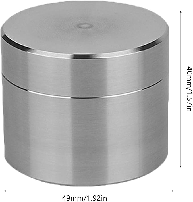awakentti Stainless Steel Pill Case, Waterproof Pill Storage Box Travel, Larger Capacity, Advanced Protection, Travel Pill Organizer for Storing Daily Pill, Supplement (L)