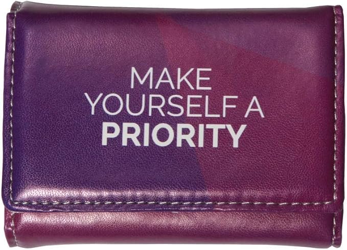 Weekly Pill Box Organizer, 8 Compartments, Portable Travel Pill Case, Folding Cover to Hold Medication, Supplements - Purple
