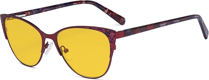 Eyekepper Oversize Ladies Butterfly Design Blue Light Glasses -Computer Screen Eyegalsses Women