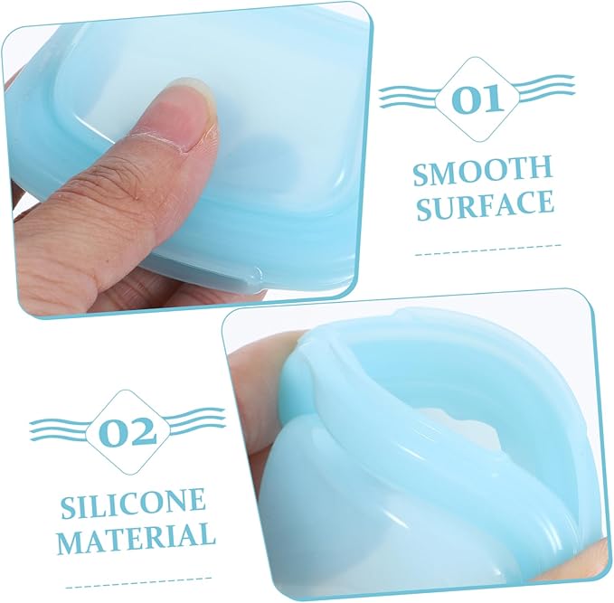 Portable Medicine Pouch Small Reusable Silicone Pill Bag Travel Organizer with Transparent Design for Easy Medication Access 2.75X2.20X0.90In