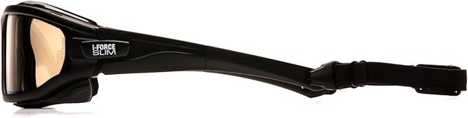 PYRAMEX I-Force Sporty Dual Pane Anti-Fog Goggle, Black Frame/Clear Anti-Fog Lens