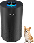 Air Purifiers for Home Bedroom, ADTARK Air Cleaner with 3-in-1 Filter, Sleep Mode & Aroma Function, 3 Light Modes, Room Air Purifier with 3 Timer for Office, Dorm, Hotel (Black)