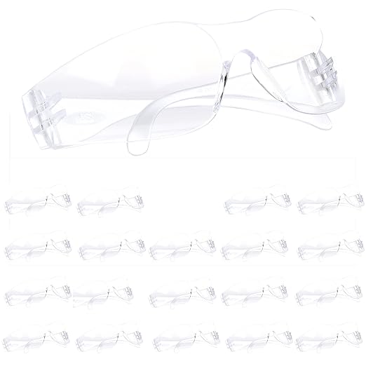 3M Safety Glasses, Virtua 11228, Pack of 100, ANSI Z87, Unisex, Clear Lens, Clear Frame, Economical Eye Protection, Lightweight, UVA, UVB, UVC