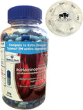 Pill Box KING BUY BOX (Color May Vary) Bundled with Acetaminophen PM Rapid Release Gelcaps, 375 ct.