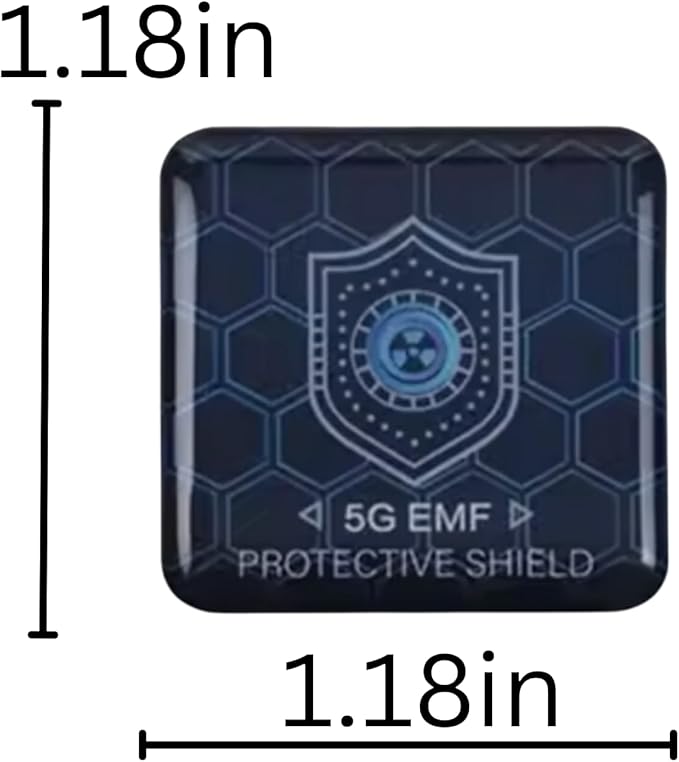 Bodywealth Chip for Cell Phone Stickers Blocker Neutralize Shield Protection from Cell Phones cased and Electronic Devices WiFi 5G Tablets Laptops Computers TV Monitors (10Pcs)