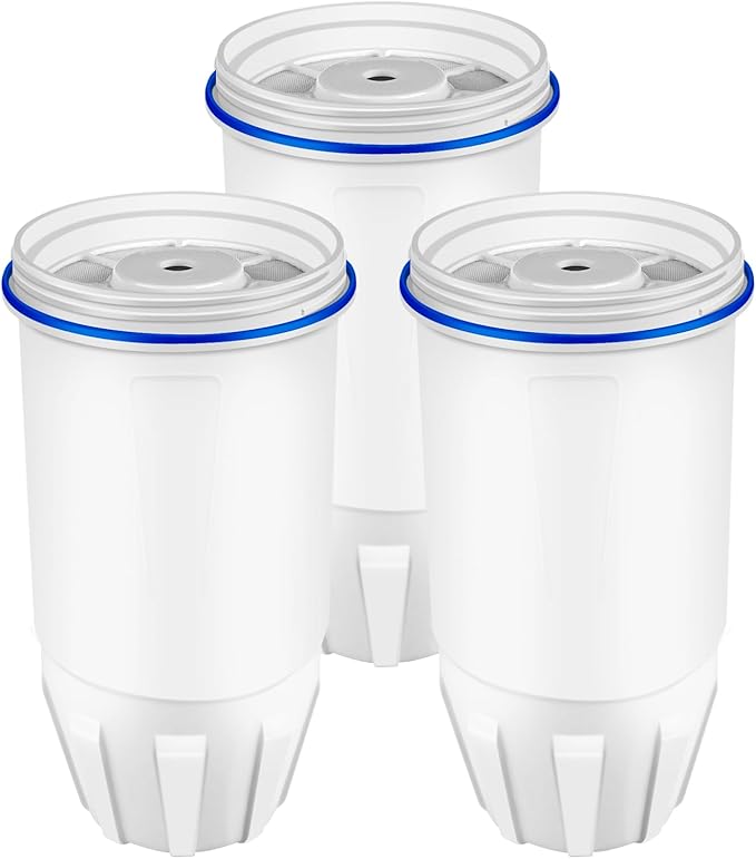 Replacement for Zero Water Filter, Pitcher ZR-001 ZR-004 ZR-017, 5-Stage Filter System 0 TDS, Filters For Zero-Water Certified to Reduce Lead, Chromium, and PFOA/PFOS, 0 Water Filters 3 Pack