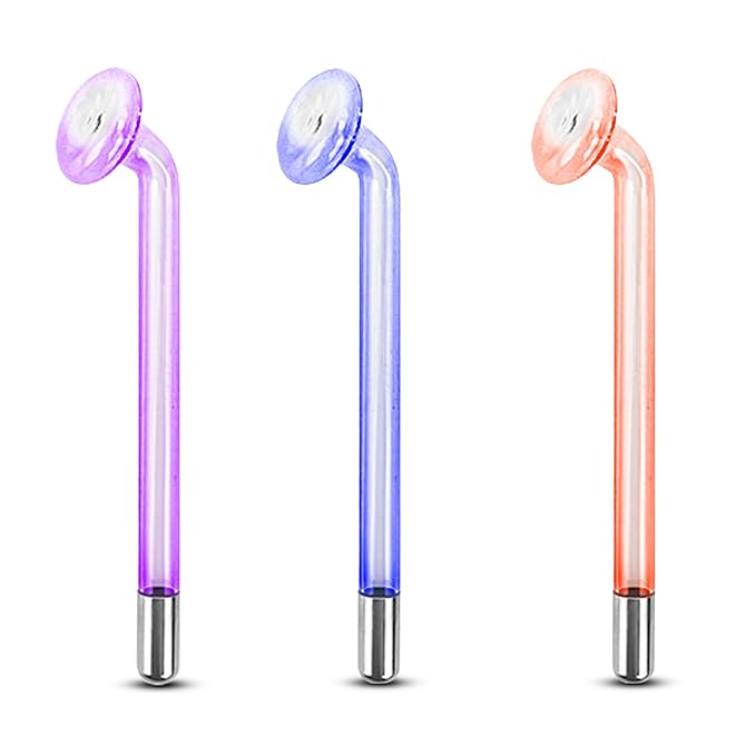 Spare Parts Mushroom for Handheld HIF Facial Hair Device Facial Care Orange Purple Blue Color Glass Tube Electrode Elitzia ETJX0066 (Orange)