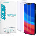 HPTech 2 Pack Screen Protector Designed for iPhone 12 Pro Max 6.7-inch Anti Blue Light Tempered Glass Film, Easy to Install, Bubble Free