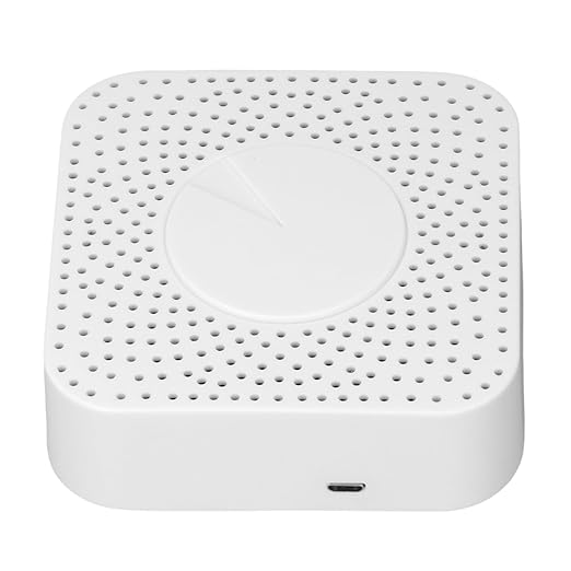 Air Quality Tester Smart Air Quality Tester | WiFi APP Control CO2 Detector | Monitors HCHO, VOCs, Temperature, Humidity & PM2.5 | Durable ABS Design | Ideal for Home & Office Use