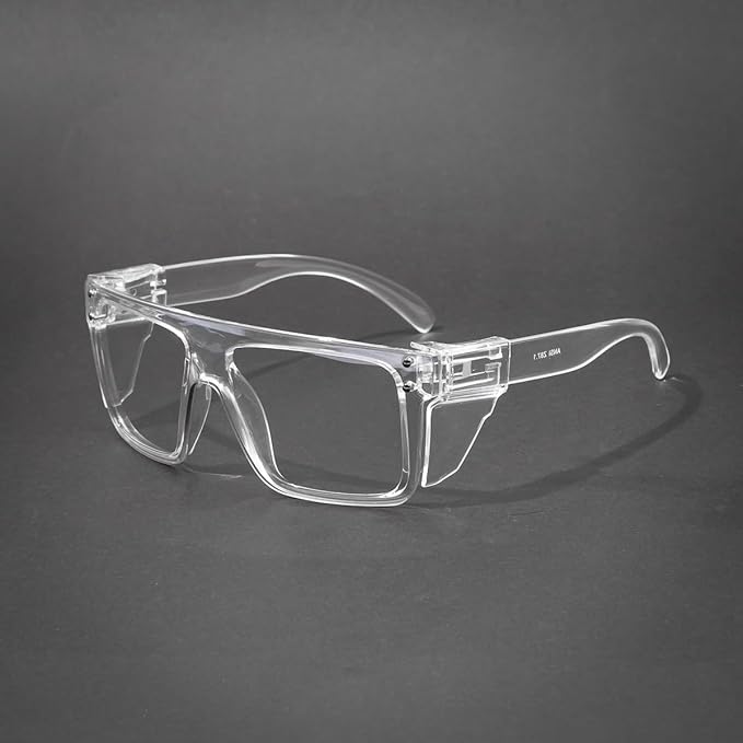 Photochromic Anti Bluelight UV400 Auto-Darkening Clear to Smoke Lens Transitional ANSI Z87.1 Safety SunglassesGlasses