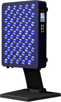 Blue/Yellow Light Therapy – 460/590nm Wavelengths Full Body Blue Yellow Light Therapy Device, Touch Control & HD Display, 70 LEDs Ideal for Body, Face, Improve, 350W Black
