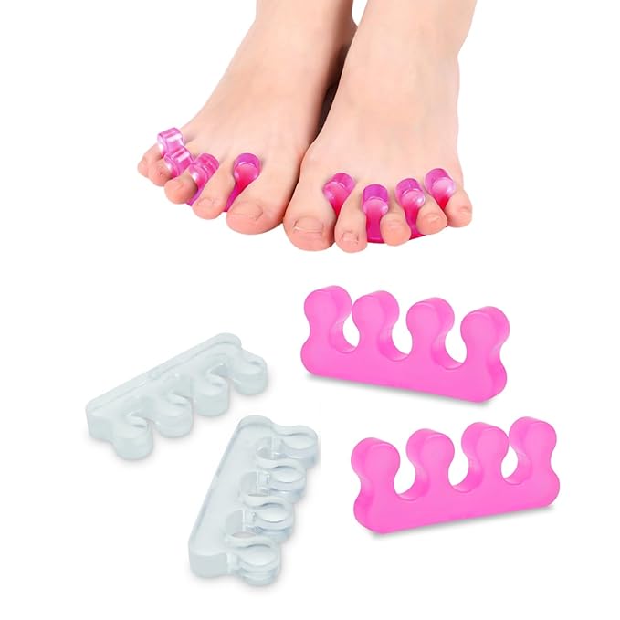 Toe Spacers for Women,Toe Separators for Women,Toe Separators Use for Separation of Toenails or Nails As Well As Relieve Orthopedic Bunion Symptoms