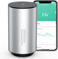 Life Basis Radon Detector for Home Basement, Smart Radon Monitor Fast Capture of Fluctuating Levels, Radon Tester Short & Long-Term Monitoring with Notifications - Connected Mobile App & WiFi