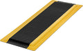 15/16" Anti Fatigue Mats Industrial,Thick Heavy Duty Commercial Grade Ergonomic Standing Mat 1.67' x 4'- Black/Yellow for Workshop, Garage,Sponge Base to Relieve Back & Leg Pain