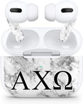 Apple AirPod Pro Skin 3M Custom Vinyl Wraps Decal Sticker Stylish Covers for Protection & Customization for 2019 Model A2190 - Alpha Chi Omega