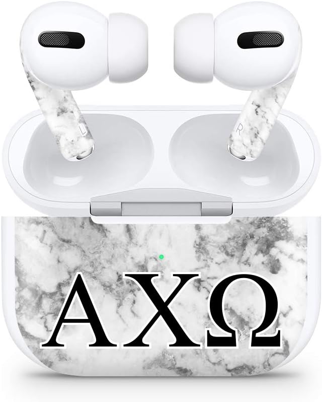 Apple AirPod Pro Skin 3M Custom Vinyl Wraps Decal Sticker Stylish Covers for Protection & Customization for 2019 Model A2190 - Alpha Chi Omega