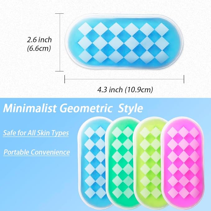 Kids Ice Pack for Boo Boo – 4 Color Cold Packs Cold Compress for Swelling, Bruises & Cuts – Safe Toddler First Aid Ice Pack– Reusable Gel Pack for Sports Injuries & Home Healthcare