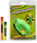 100% Authentic Smoke Buddy Bundled with Two Exclusive Destroyer Plastics Odor Proof Tubes One Large One Small (Smoke Buddy Original, Lime)