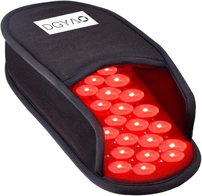 TUOB 660nm LED Red Light Therapy and 880nm Near Infrared Light Therapy Devices Slipper for Foot Nerve/Physical Pain Relief (One Pad)