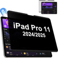 IPROKKO Magnetic Privacy Screen Protector Compatible With iPad Pro 11 Inch M4 M5 (2024 2025, 5th 6th)), Removable Anti Blue Light Glare Spy Private Filter Black Security Screen Cover for School Office Cafe