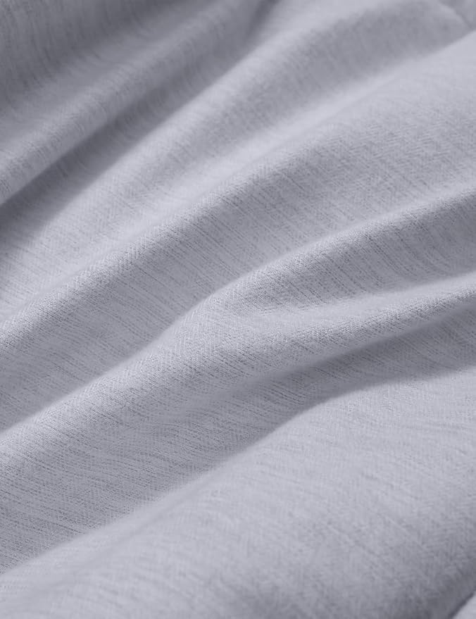 YnM Weighted Blanket King/CA King 20lbs, The Heavy Oversized Weighted Comforter, Warm & Fluffy Throw (Neutral Grey, 20lbs, 104" Lx90 W)