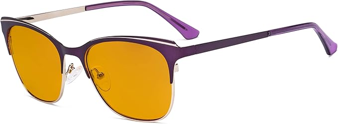 Eyekepper Blue Light Glasses - Square Digital Eyeglasses for Women Blocking Computer Screen UV Rays