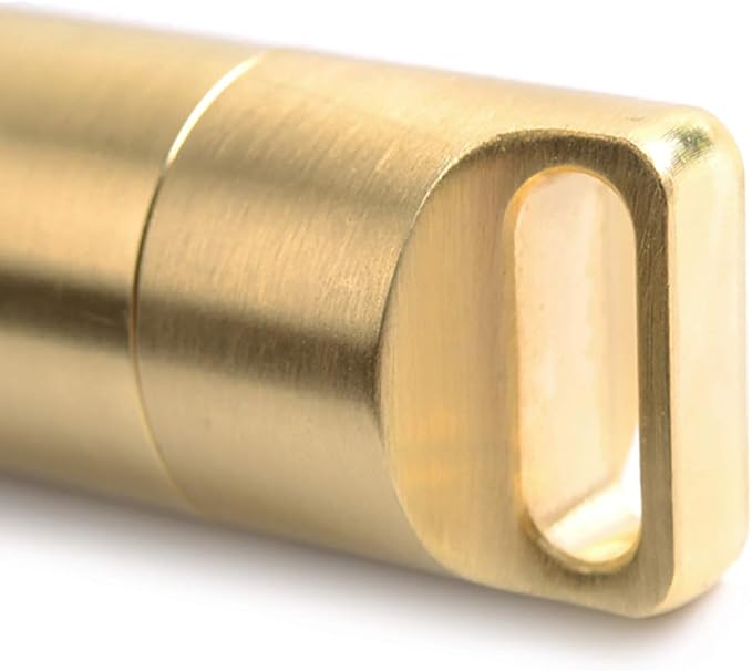 Keychain Pill Holder, Waterproof Pill Box Keychain Portable Pill Case Pill Box Organizer Daily Pill Container for Outdoor Camping 3.9cm × 1.15cm