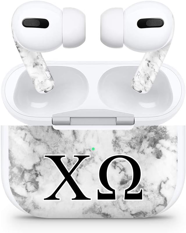 Apple AirPod Pro Skin 3M Custom Vinyl Wraps Decal Sticker Stylish Covers for Protection & Customization for 2019 Model A2190 - Chi Omega