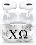 Apple AirPod Pro Skin 3M Custom Vinyl Wraps Decal Sticker Stylish Covers for Protection & Customization for 2019 Model A2190 - Chi Omega