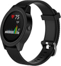 INF 20mm Soft Silicone Replacement Bands Compatible with Garmin Vivoactive 3 / Vivomove/Vivomove HR/Vivoactive 3 Music/Forerunner 245/645 Music