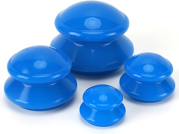 Silicone Cupping Therapy Set, Professional Studio and Home Cupping Set Massage Therapy Cups, Chinese Massage Cups for Cellulite Reduction Cupping Kit, Muscle and Joint Pain Myofascial Cupping Massager
