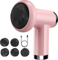 Anti Cellulite Massage Tool, Body Sculpting Machine for Women, Lymphatic Drainage Device with Lipo Roller, Handheld Home Use for Belly Fat, Stomach, Thighs & Buttocks Sculpting (Pink)