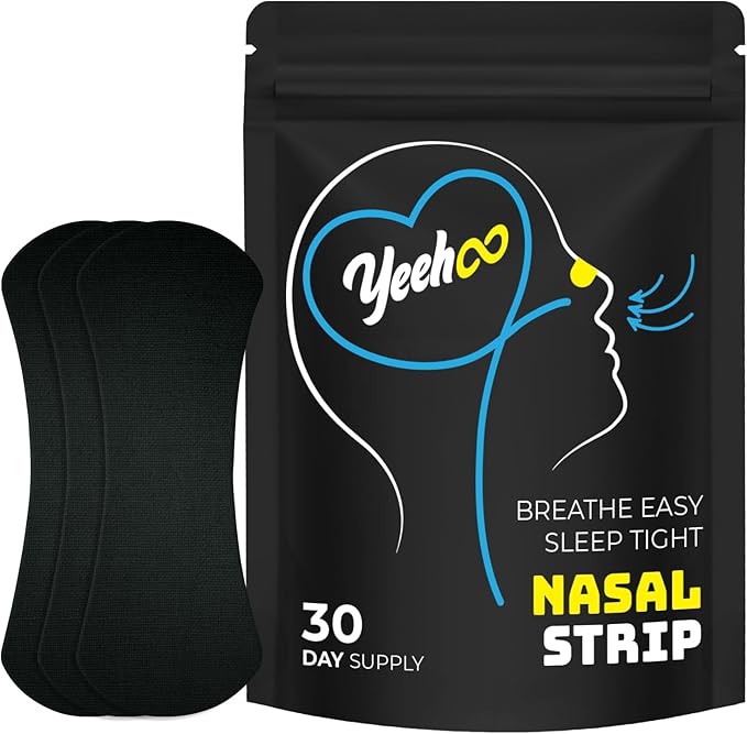 Anti-Snoring Nasal Strips for Sleep: Breathe Easy and Improve Airflow, Comfortable Fit for Better Breathing and Quality Rest, Ideal for Snorers, Office Workers, Athletes & Pregnant Women