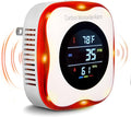 Plug-in Carbon Monoxide Detector with Real-time CO Display and Temperature and Humidity Monitor, Suitable for Home, RV, Apartment, Indoor air Safety Plug-in CO Compact Alarm