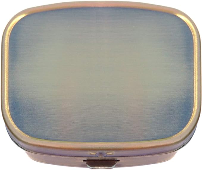 Brass Rectangular Pill Box