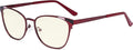 Eyekepper Blue Light Filter Glasses for Women- Butterfly Design Computer Eyegalsses with Transparent Blue Lens