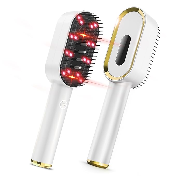Laser Therapy Hair Growth Comb, Red Light Hair Brush, Red Light Therapy for Hair Growth, Electric Scalp Massager for Comb Men & Women