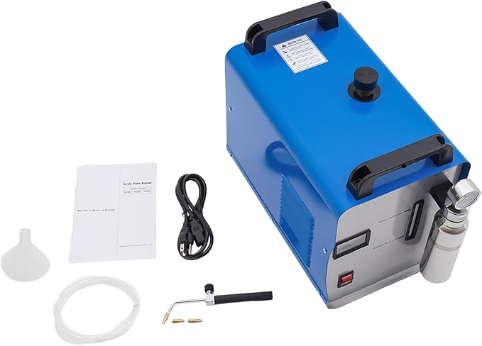 Oxygen Hydrogen Generator Water Welder 95L/H HHO Generator Gas Flame Welder Acrylic Flame Polisher Polishing Machine AC 110V 400W + Gas Torch
