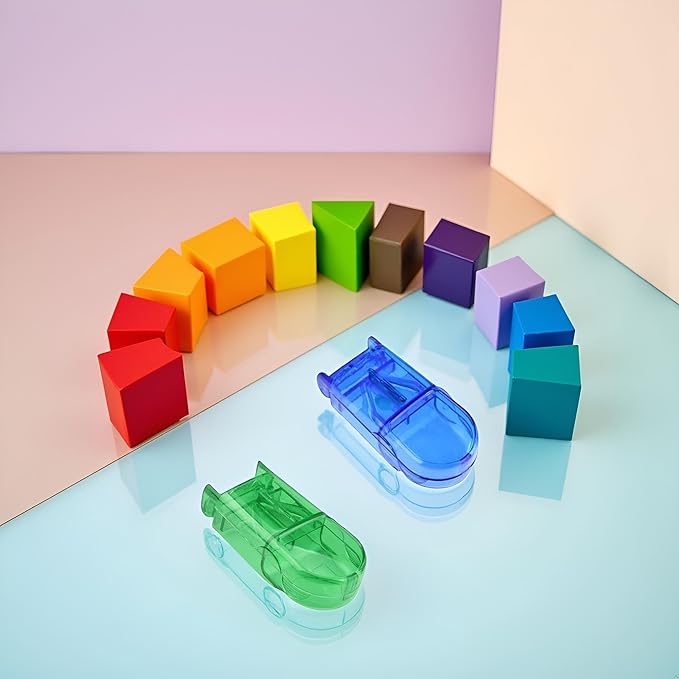 2 Pcs Pill Cutter Splitter, Cuts Pills for Small and Tiny Pills Tablet Splitter with Guard Pill Cutter and Crusher Cuts for Cutting Small or Large in Half Daily Medicine Organizer