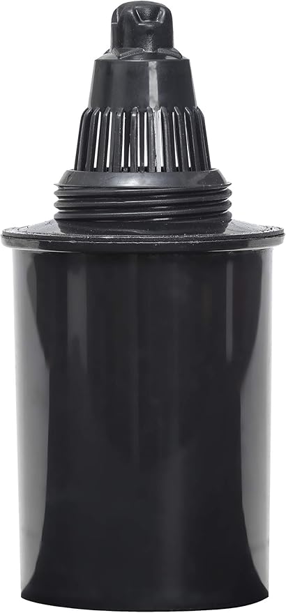 10- Cup Pitcher with 6-Stage Filter. Removes Fluoride, Chlorine, Lead, and Other Volatile Organic Compounds. Increases PH. Improves Taste. Replacement Filters Cost 25% to 33% Less.