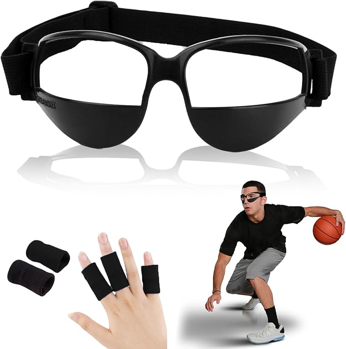 Dribbling Goggles Basketball Sports Glasses-Basketball Training Equipment for Ball Handling Skills；