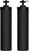 Waterdrop NSF/ANSI 42&372 Certified Water Filter, Replacement for Berkey® BB9-2® Black Filters, ProOne® or Alexapure® Gravity Water Filter System and Waterdrop King Tank Series, (Pack of 2)