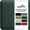 KANGAROO Thick Ergonomic Anti Fatigue Mats for Kitchen Floor, Cushioned Standing Office Desk Mat, Waterproof Scratch Resistant Topside, Supportive All Day Comfort Padded Foam Rugs, 17x24, Hunter Green