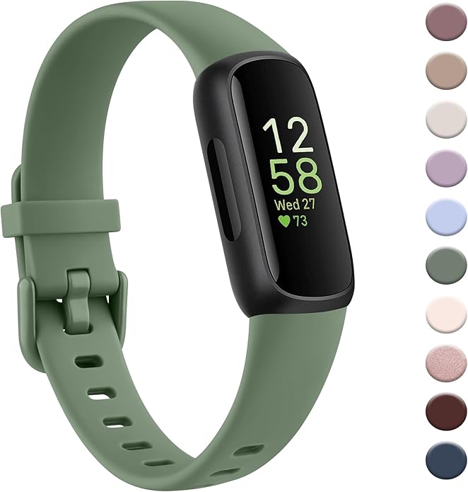 AK Band Compatible with Fitbit Inspire 3 Bands for Women Men, Adjustable Replacement Sport Wristbands Straps for Fitbit Inspire 3 Fitness Tracker