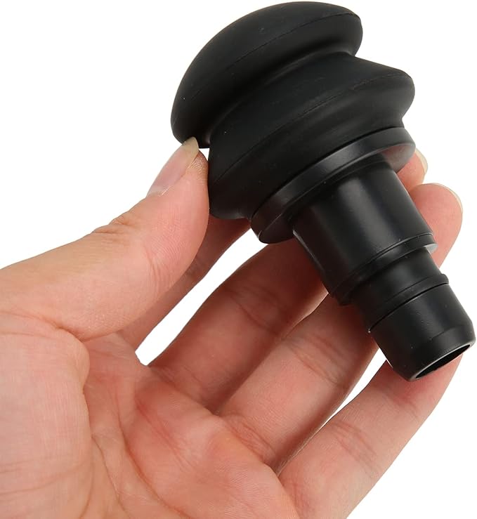 AMONIDA Fascia Massage Gun Head, 18mm Silicone Gas Cushion Fascia Massager Replacement Head, for Head, Buttocks, Thighs, Calves, Flat Major Muscles
