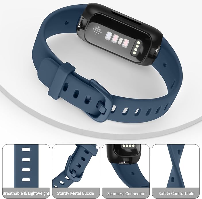 AK Band Compatible with Fitbit Inspire 3 Bands for Women Men, Adjustable Replacement Sport Wristbands Straps for Fitbit Inspire 3 Fitness Tracker