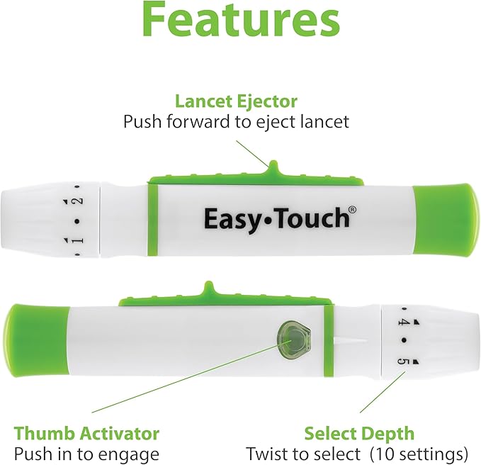 EasyTouch Lancing Device with Ejector (Pack of 1)