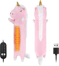 Unicorn Heating Pad for Period Cramps Menstrual Pain Relief, Portable Electric Heat Pads USB Powered, Cute Unicorn Plush Stuffed Animals Gifts, Funny Gift for Women Teen Girls Birthday Christmas