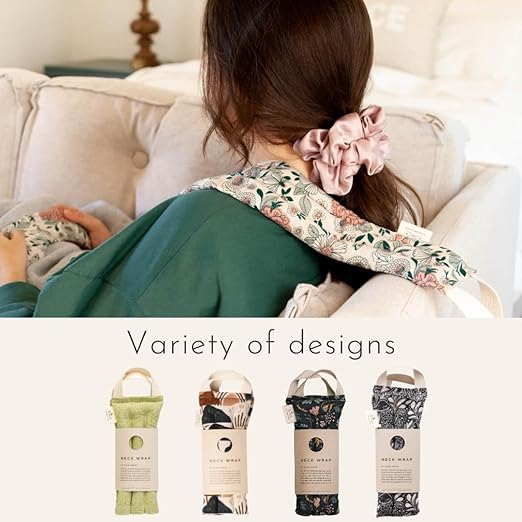 Slow North Hot & Cold Neck Shoulder Wrap: Natural Relief from Shoulder and Neck Ache, Menstrual Cramps Relief, and Stress Reduction